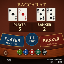 PlayFina - Baccarat Table Game - Online Casino